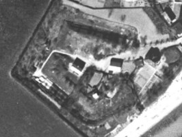 Preussisk skanse VI 1954 Preussisk skanse VI fra luften 1954