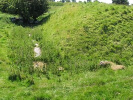 Preussisk skanse VI Ammunitionsmagasin i Preussisk skanse VI på Dybbøl 1864