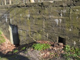 Todtlund Toftlund flankeringsbunker, indgangen
