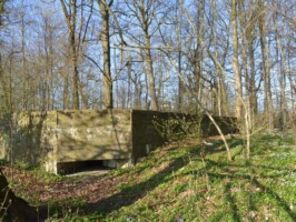 Toftlund Skytsåbning i flankeringsbunker i Toftlund 1917