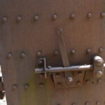 Arrild revolverkanonbunker Slå på porten i Arrild revolverkanonbunker 1917