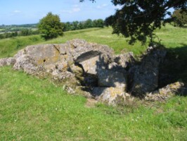 Dansk skanse IX Det sprængte ammunitionsmagasin i skanse IX på Dybbøl