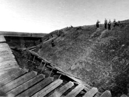 Dansk Skanse IX 1864 Dansk skanse IX efter stormen på Dybbøl 1864