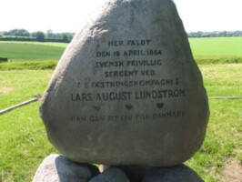 Dansk skanse IX Mindesten i skanse IX efter 1864