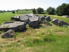 Dansk skanse X Dansk skanse X på Dybbøl, det sprængte ammunitionsmagasin