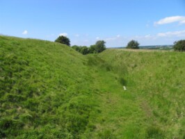 Preussisk Fort X Uden om det Preussiske Fort x lå skansevold og skansegrav