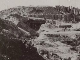 Dansk Skanse V Den ødelagte danske skanse V 1864