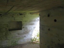 Gasse Høje Maskingeværbunker Gasse Høje Maskingeværbunker, indgangen