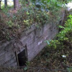 Hoptrup Mandskabsbunker i Hoptrup, indgang og strube