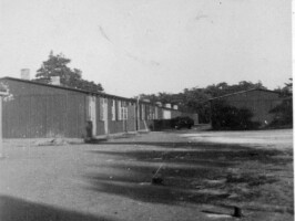 Hornbæk Batteri Barakker til indkvartering i Hornbæk Batteri 1946