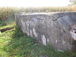 Langdyssevej Siden af observationsbunker på Langdyssevej