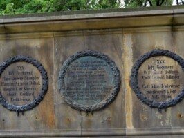 Kongshøj Tekst på mindesmærke på Kongshøj