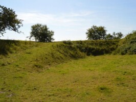 Preussisk fort VII Preussisk fort VII rampe til kanoner