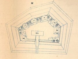 Dansk skanse IV Dybbøl skanse IV Tidsskrift for Krigsvæsen 1867