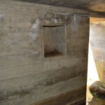 Flankeringsbunker i Vedsted Flankeringsbunker i Vedsted, Indgang med nicher