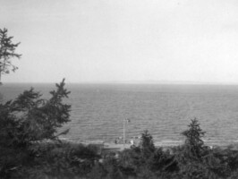 Hornbæk Batteri Udsigten fra observationstårnet i Hornbæk Batteri