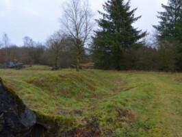 Rugbjerg Batteri Batterigraven i Rugbjerg Batteri fra 1917, Sikringsstilling Nord