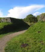 Skanse XIV Indgangen til den rekonstruerede skanse XIV på Dannevirke