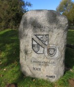 Dannevirke 2010 Mindesten for rekonstruktionen på Dannevirke ved skanse XIV